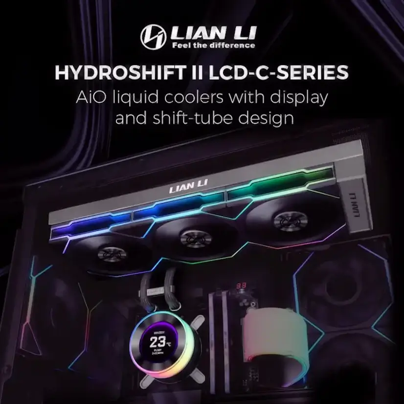 Montaje Refrigeración Líquida LIAN LI Hydroshift II LCD Gaming PC Alameda del Valle Montaje Refrigeración Líquida LIAN LI Hydroshift II LCD Gaming PC Alameda del Valle